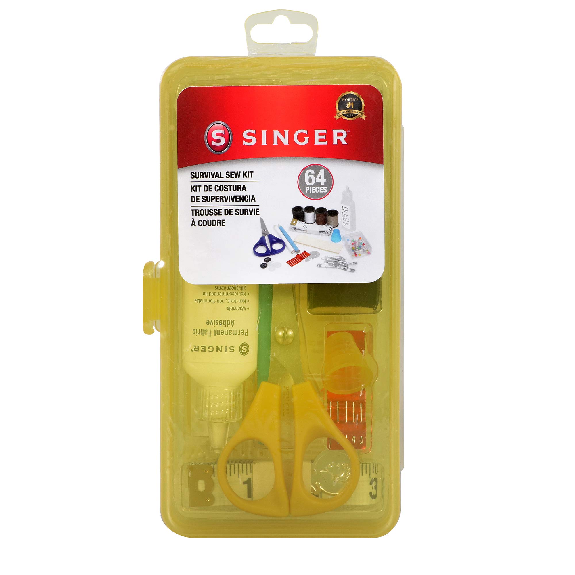 Foto 4 pulgar | Kit De Costura Singer 01511 Survival Con Tijeras, Cinta E Hilo - Venta Internacional.