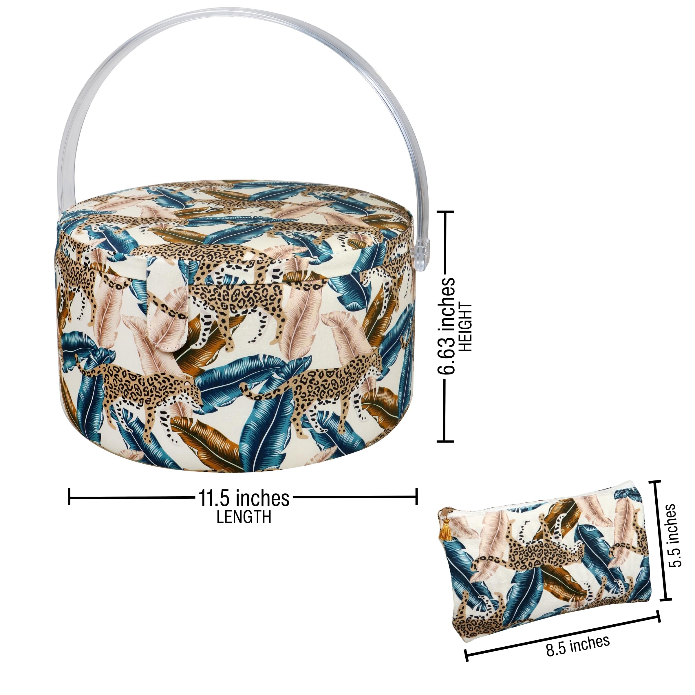 Foto 6 pulgar | Cesta De Costura Singer Premium Redonda Grande Con Bolsa Con Cierre - Venta Internacional.