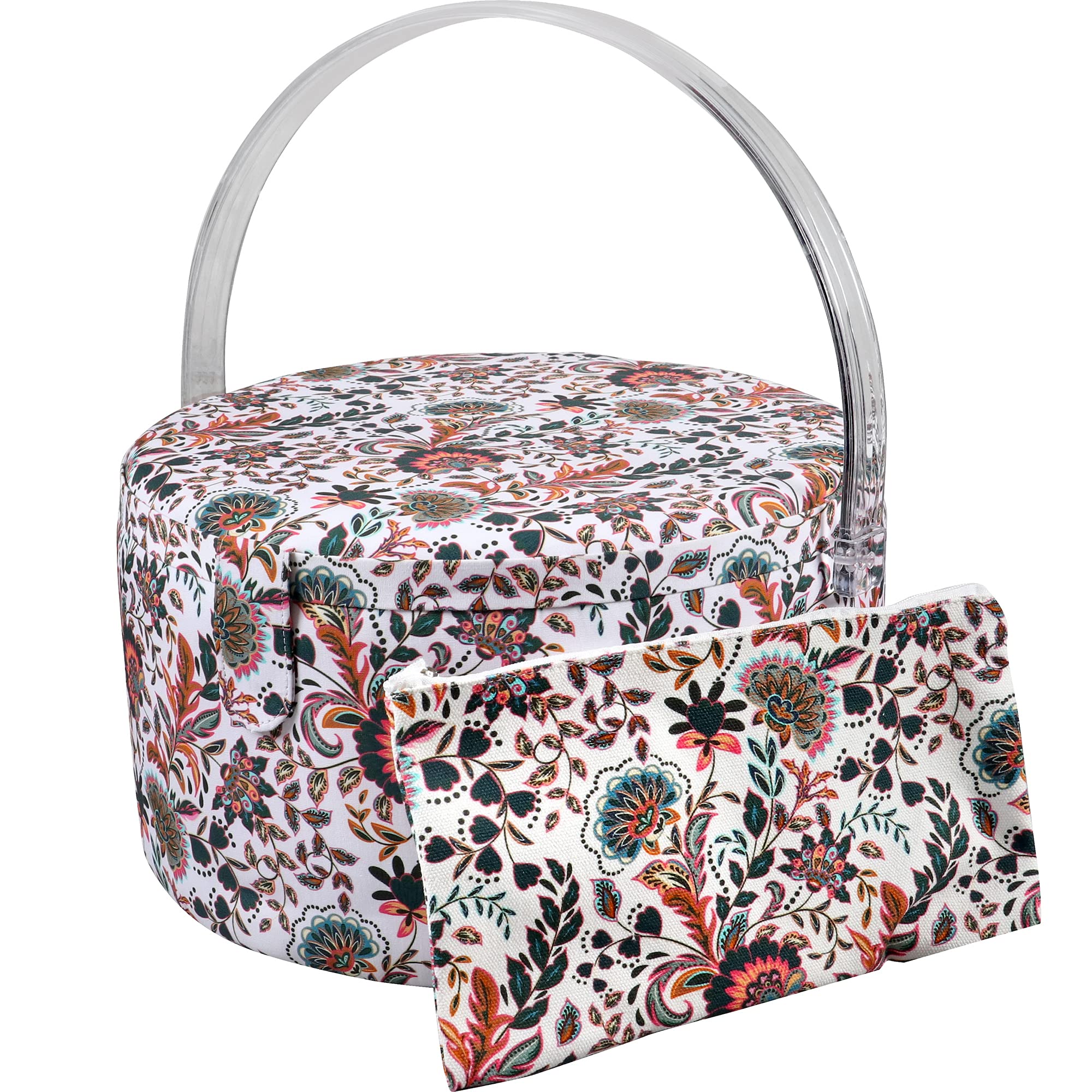 Foto 1 | Cesta De Costura Singer Premium Redonda Grande Con Bolsa Con Cierre - Venta Internacional.