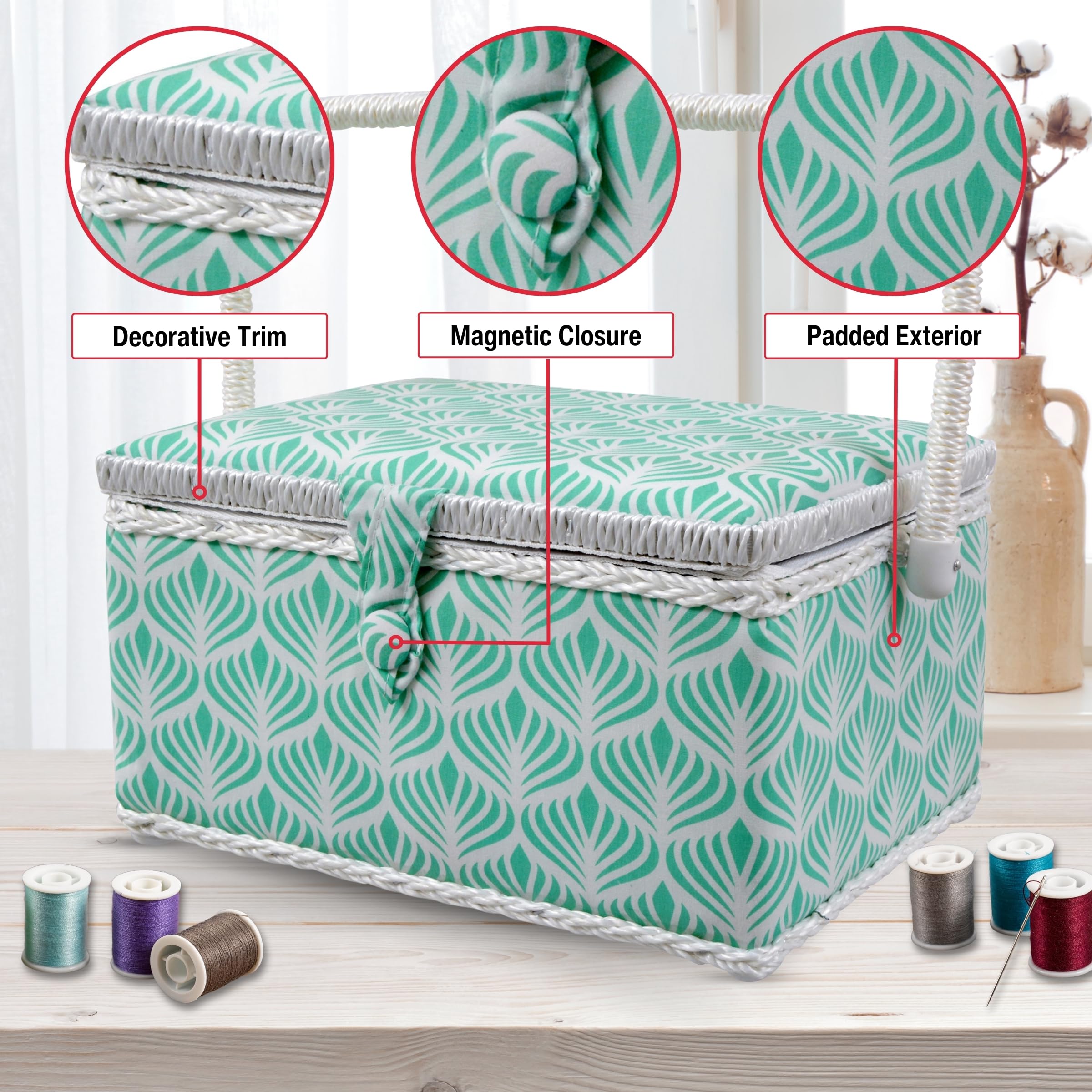 Foto 4 | Cesta De Costura Singer 07229 Con Kit De Costura Y Accesorios - Venta Internacional.