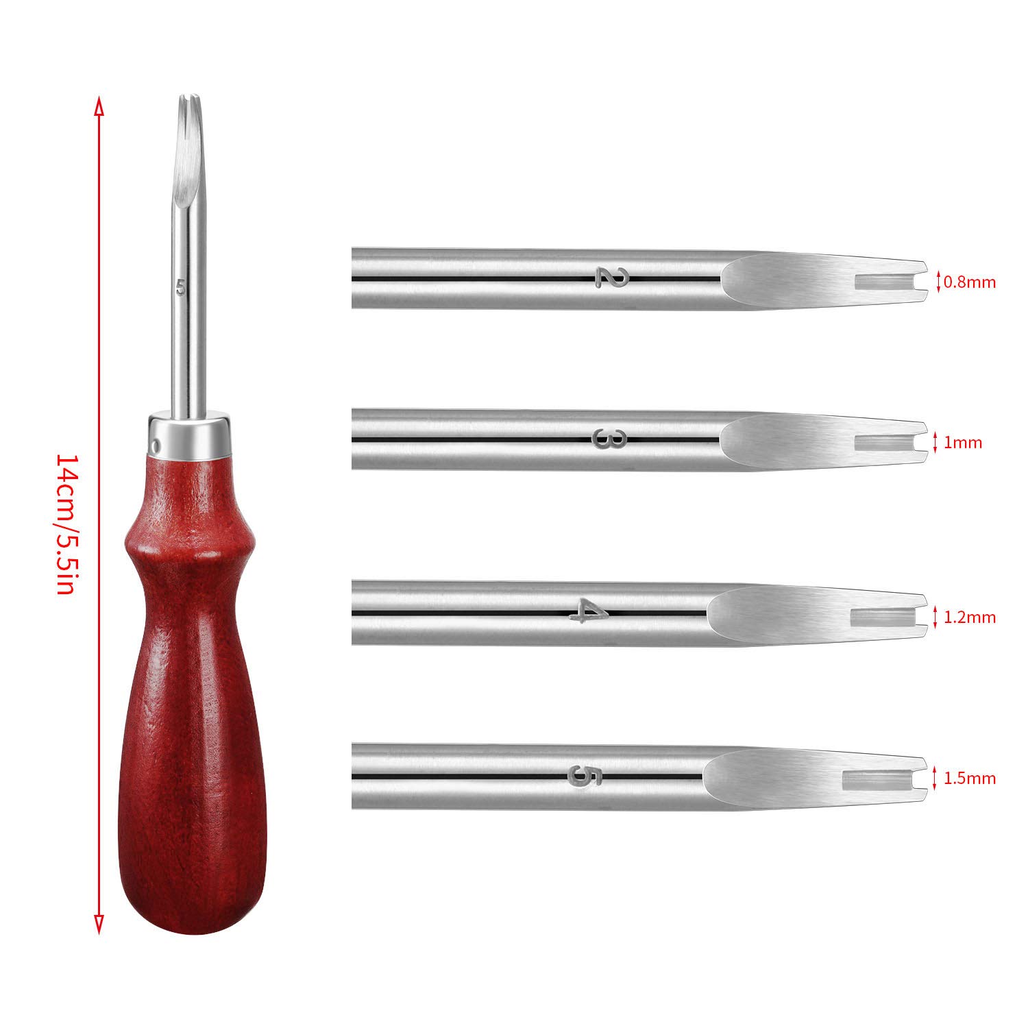 Foto 3 | Juego De Herramientas Para Cortar Y Biselar Leather Beveler Craft Edge - Venta Internacional.