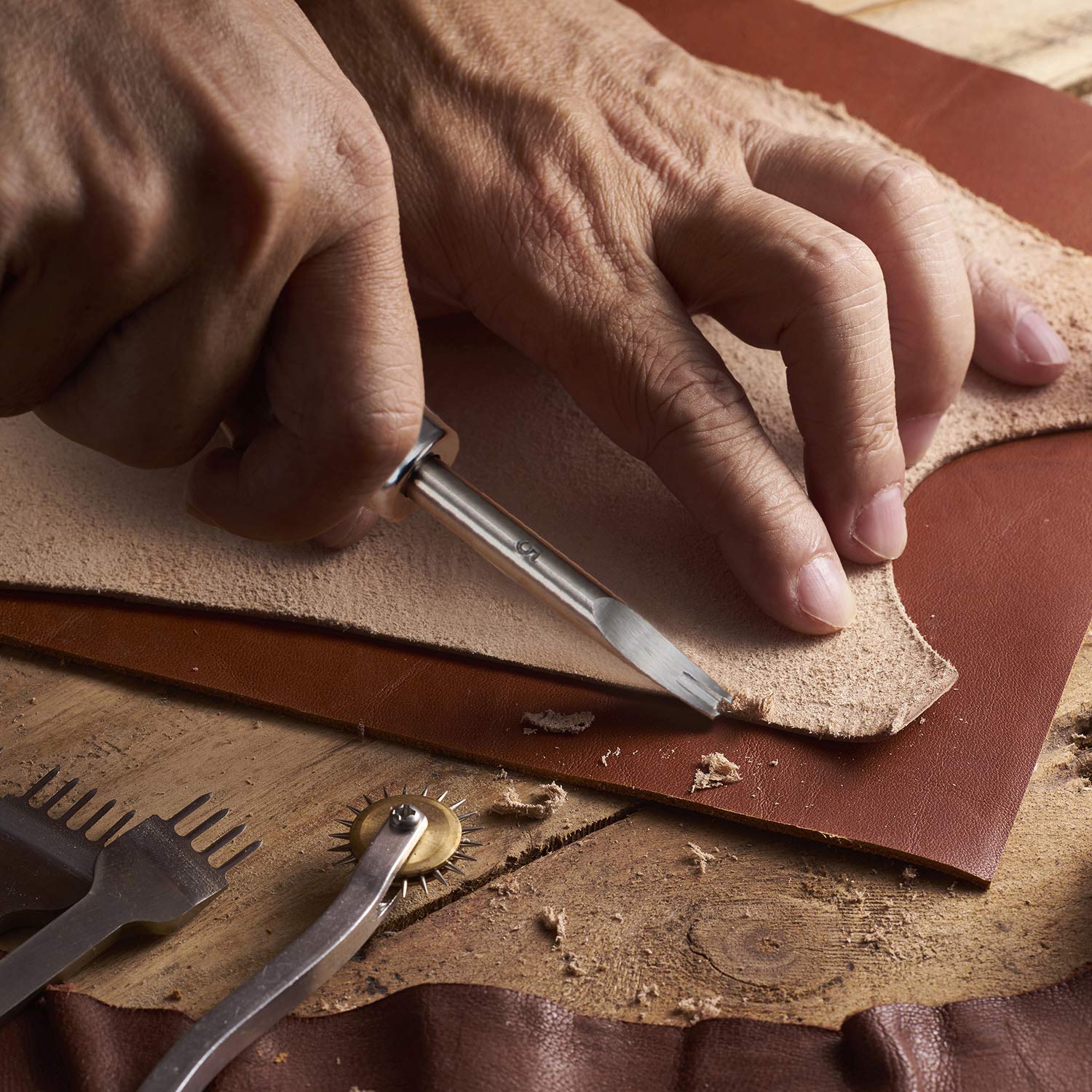 Foto 5 | Juego De Herramientas Para Cortar Y Biselar Leather Beveler Craft Edge - Venta Internacional.