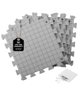 Foto 1 | Alfombrillas Mr. Pen Entrelazadas De 30 X 30 Cm, Paquete De 4 Con 50 Pines En T - Venta Internacional.