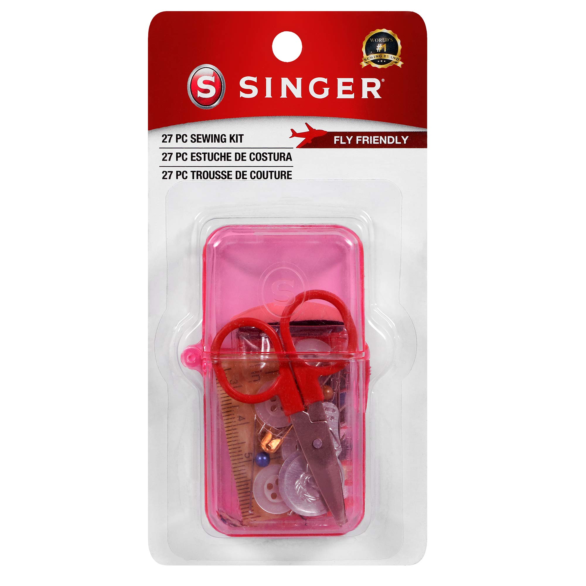 Foto 6 pulgar | Kit De Costura De Viaje Singer 01927 Con Funda Y 27 Piezas - Venta Internacional.