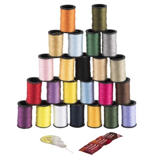 Foto 1 | Thread Singer 264 Poliéster, Colores Surtidos, 24 Bobinas - Venta Internacional.