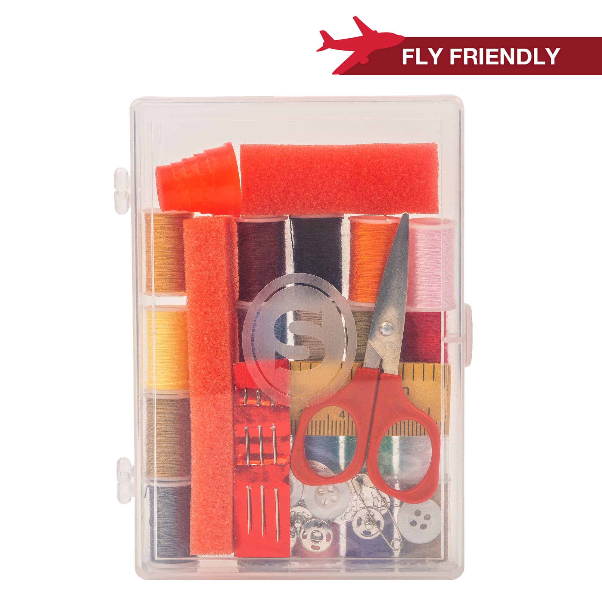 Foto 3 pulgar | Kit De Costura Singer Travel, Caja De Almacenamiento Con Notions, 34 Unidades - Venta Internacional.