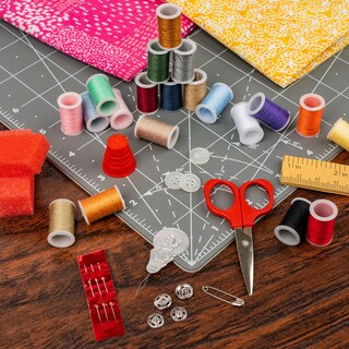 Foto 7 | Kit De Costura Singer Travel, Caja De Almacenamiento Con Notions, 34 Unidades - Venta Internacional.