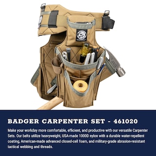 Foto 2 | Set De Tejón Occidental De Cuero Carpenter Tamaño Xl Con 27 Bolsillos - Venta Internacional.