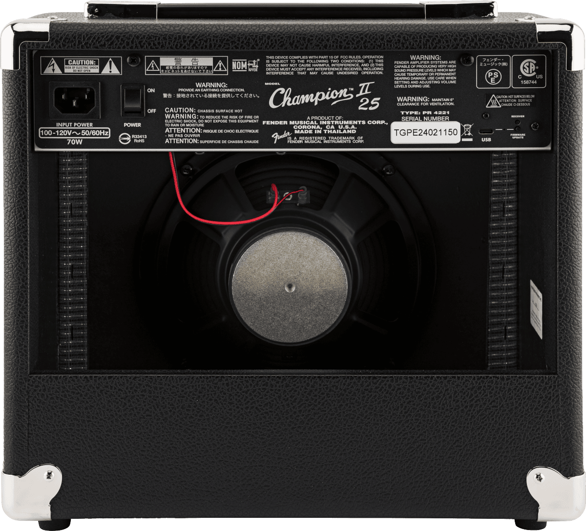 Foto 4 | Fender Amplificador De Guitarra Champion™ Ii 25