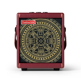 Foto 1 | Amplificador De Guitarra Inteligente Portátil Edición Especial Steve Vai Positive Grid Spark Mini Vai Color Vino De 10w