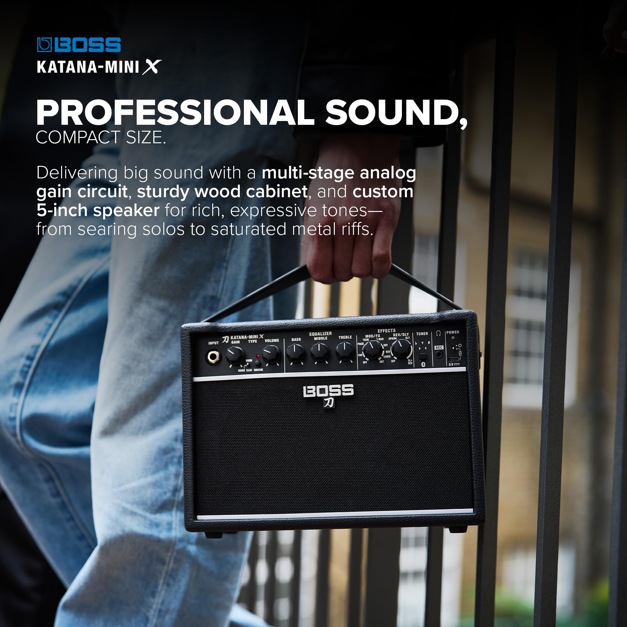 Foto 4 pulgar | Amplificador Portátil Para Guitarra Boss Katana-mini X 10w - Venta Internacional.