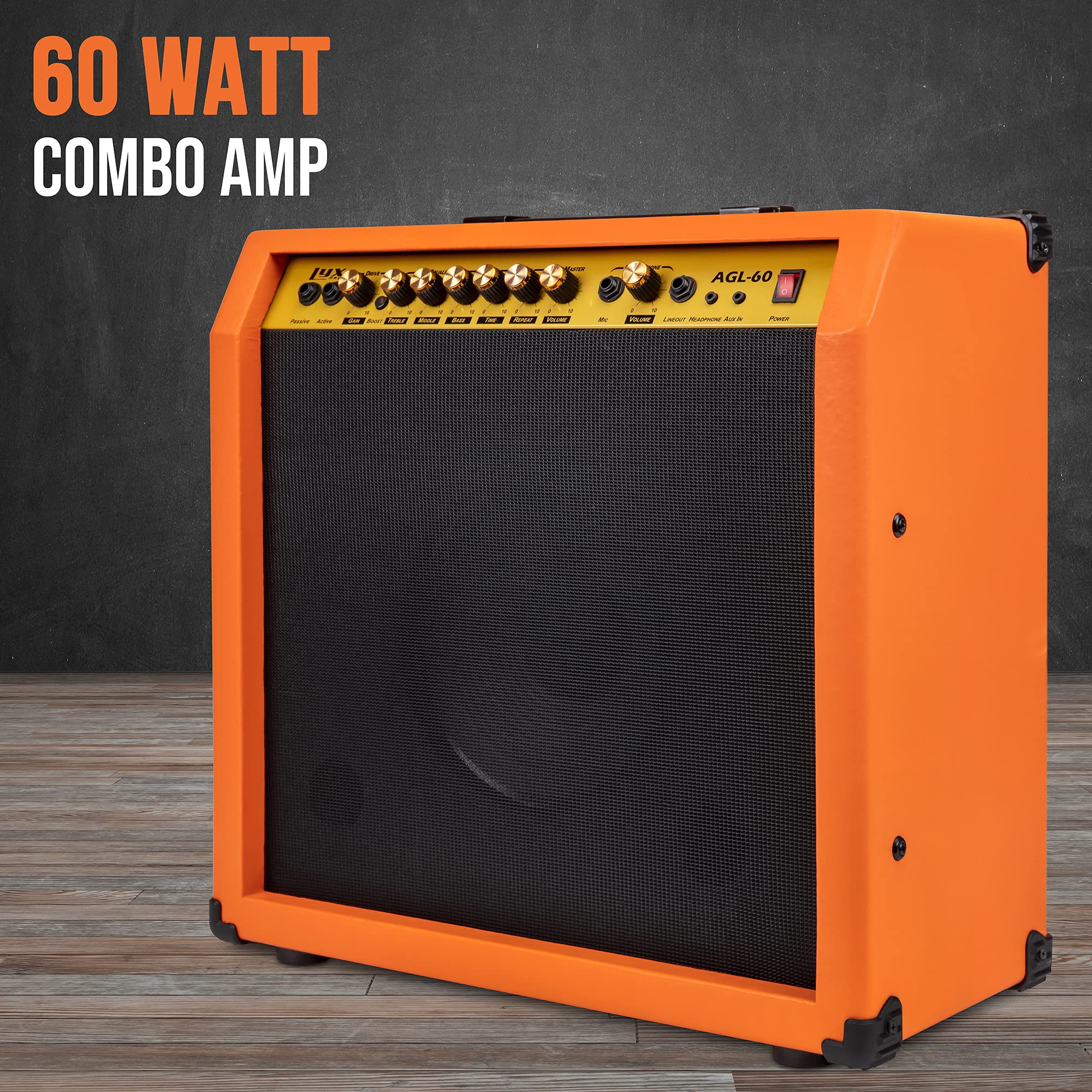 Foto 4 pulgar | Amplificador De Guitarra Eléctrica Lyxpro Combo De 60 W Con Altavoz De 10» - Venta Internacional.