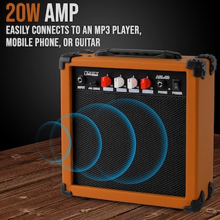 Foto 2 | Amplificador Para Guitarra Eléctrica Lyxpro De 20 W Con Altavoz De Caoba - Venta Internacional.