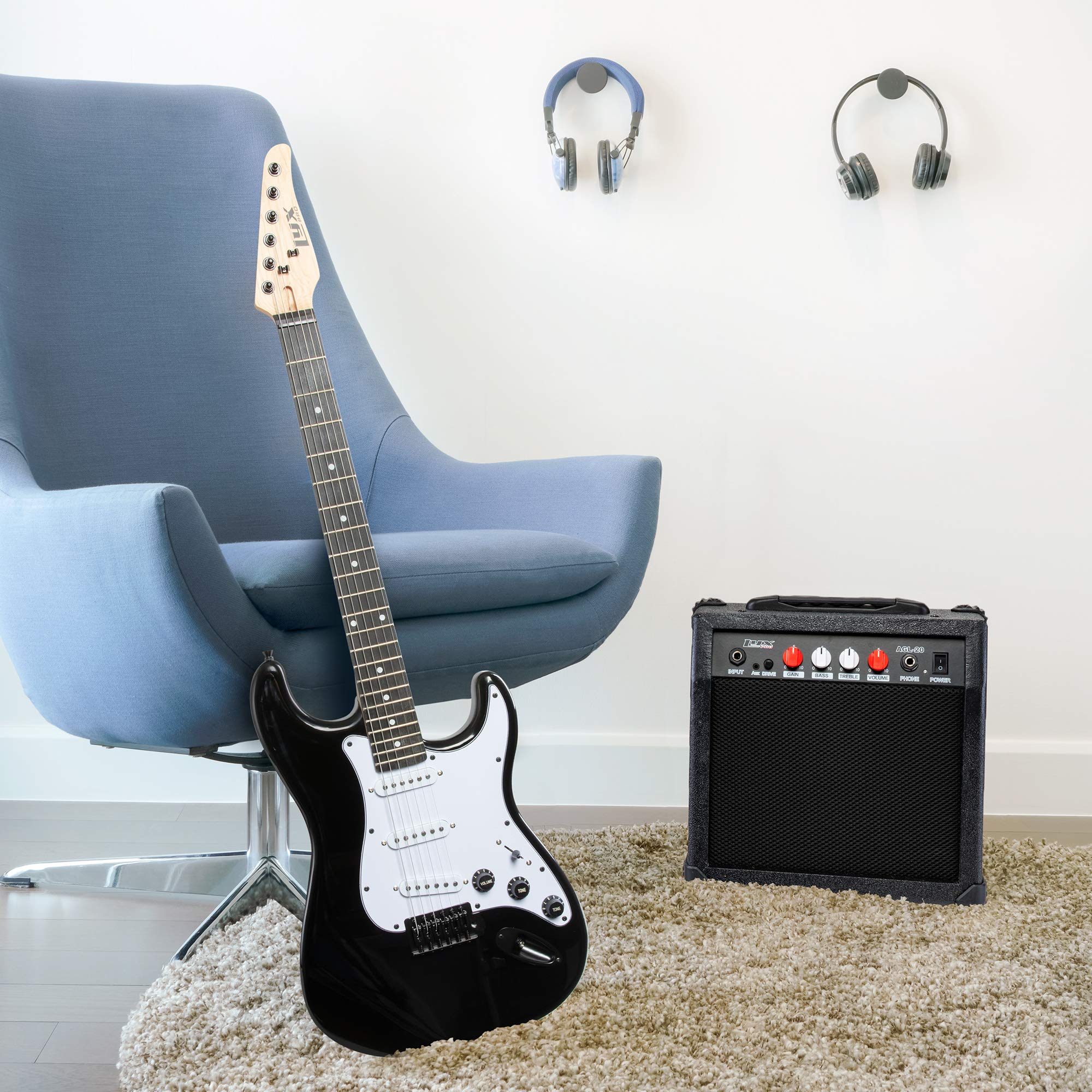Foto 6 pulgar | Amplificador Lyxpro De 20 W Para Guitarra Eléctrica Con Altavoz, Color Negro - Venta Internacional.