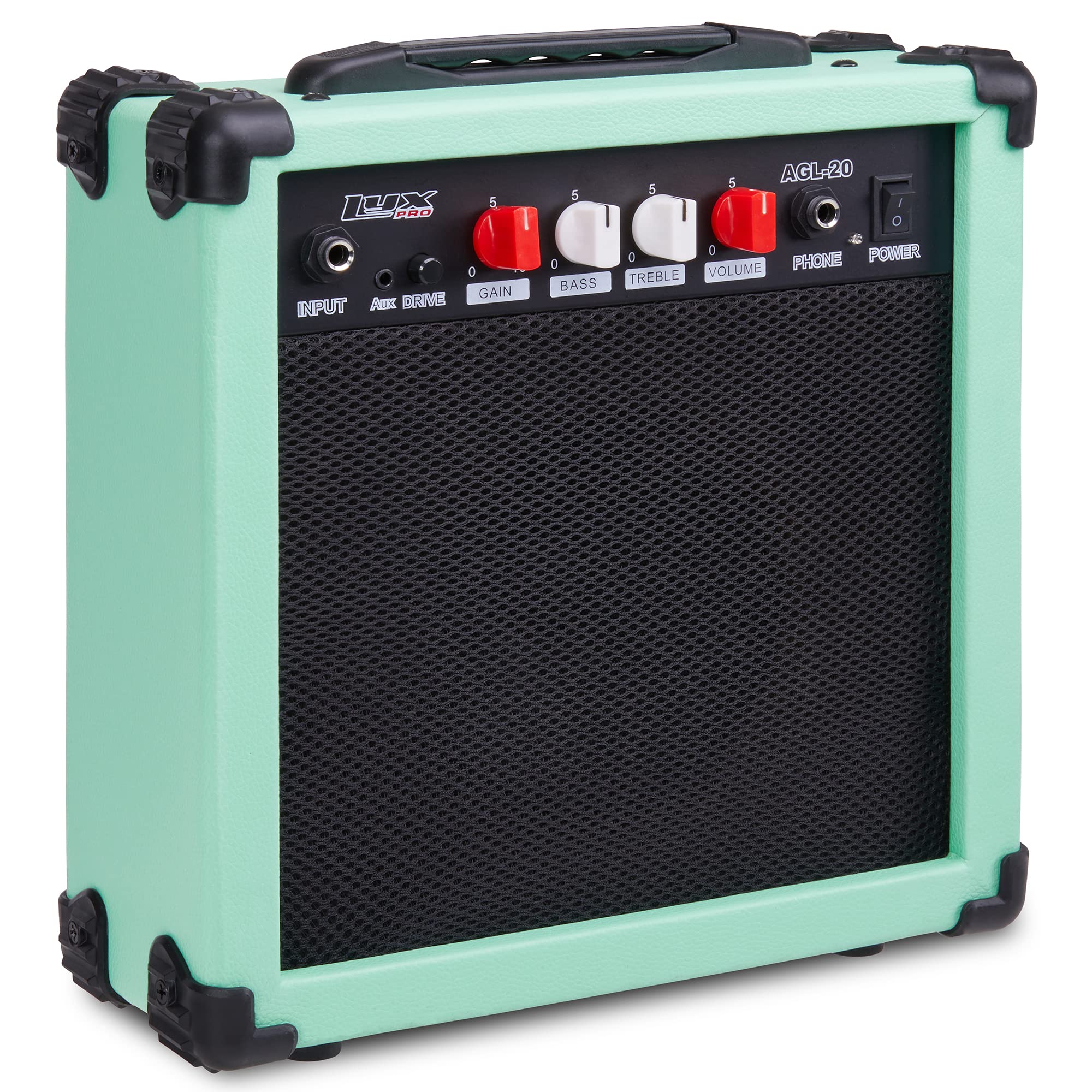 Foto 6 pulgar | Amplificador Para Guitarra Eléctrica Lyxpro De 20 W Con Altavoz Verde - Venta Internacional.