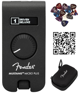 Foto 1 | Amplificador De Auriculares Fender Mustang Micro Plus Con Funda Y Púa - Venta Internacional.