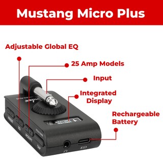 Foto 3 | Amplificador De Auriculares Fender Mustang Micro Plus Con Funda Y Púa - Venta Internacional.