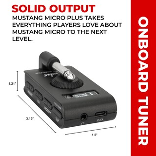 Foto 6 | Amplificador De Auriculares Fender Mustang Micro Plus Con Funda Y Púa - Venta Internacional.