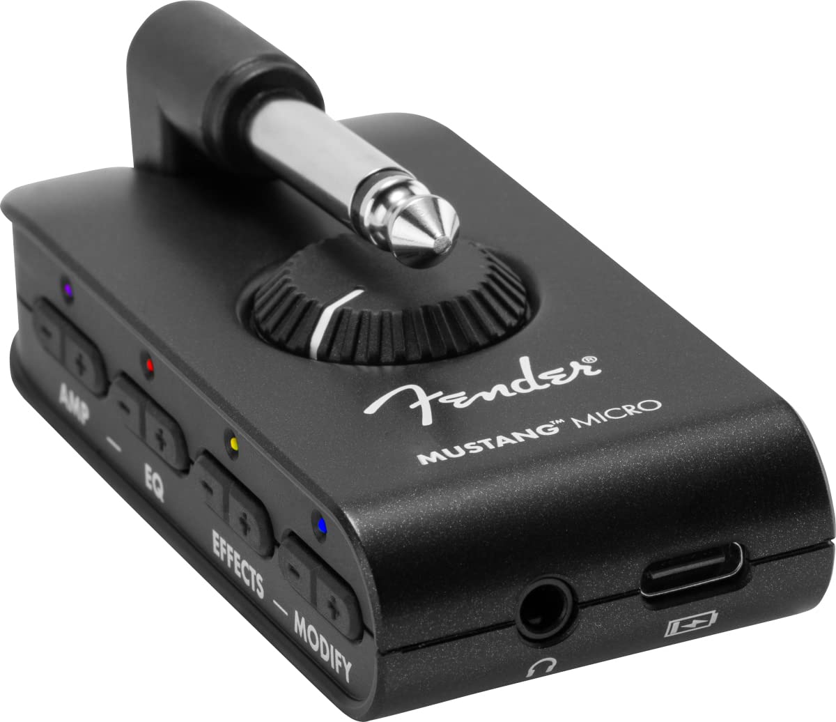 Foto 6 | Amplificador De Guitarra Fender Mustang Micro Con Funda Y 12 Púas - Venta Internacional.