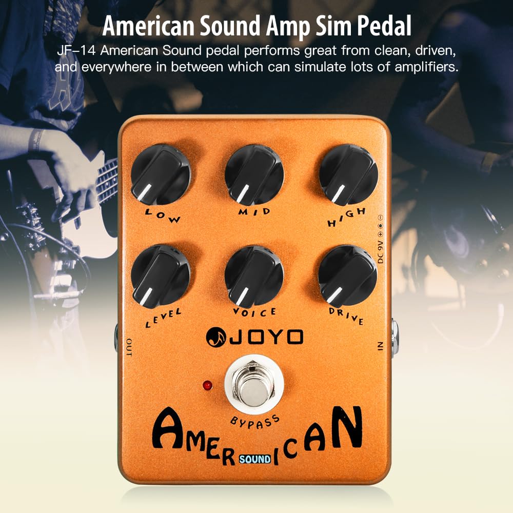 Foto 3 pulgar | Pedal Simulador De Amplificadores Joyo American Sound Fd 57 Deluxe - Venta Internacional.