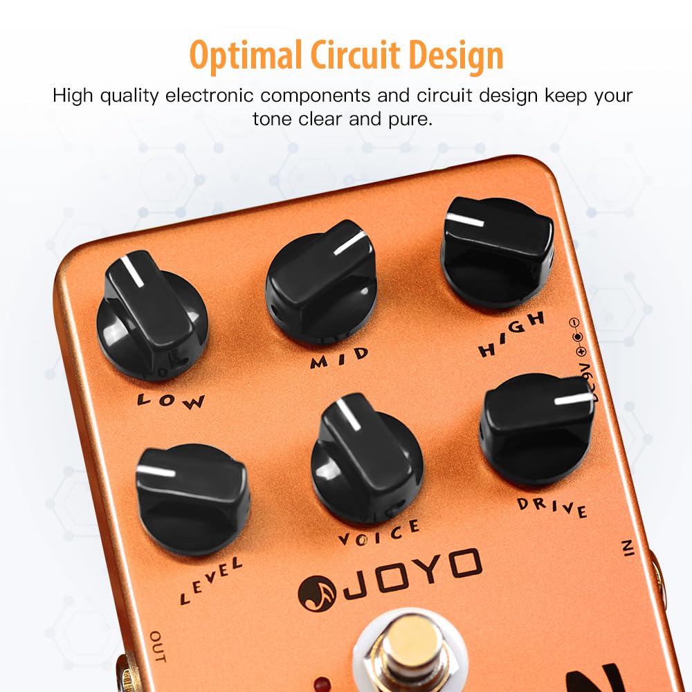 Foto 4 pulgar | Pedal Simulador De Amplificadores Joyo American Sound Fd 57 Deluxe - Venta Internacional.