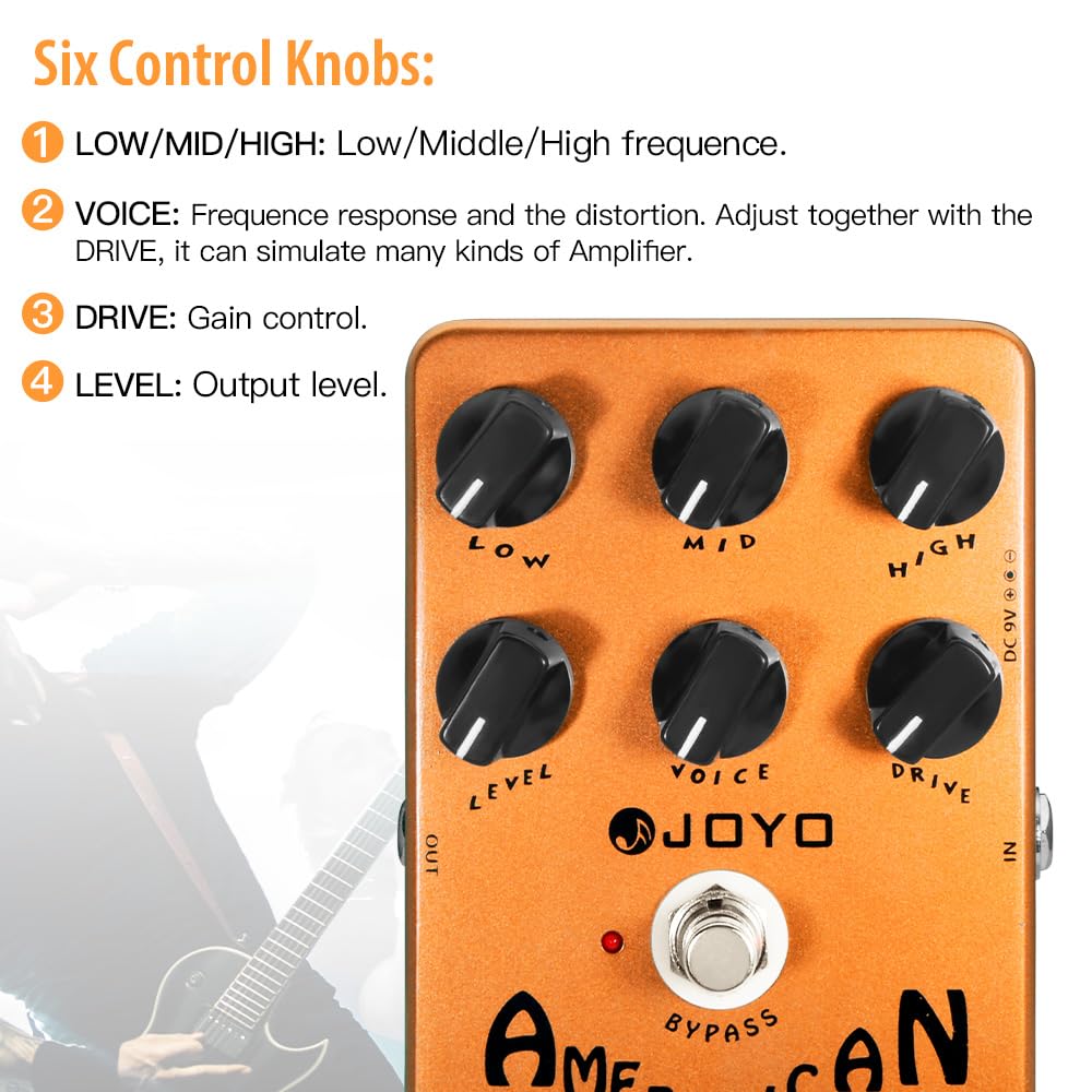 Foto 5 pulgar | Pedal Simulador De Amplificadores Joyo American Sound Fd 57 Deluxe - Venta Internacional.