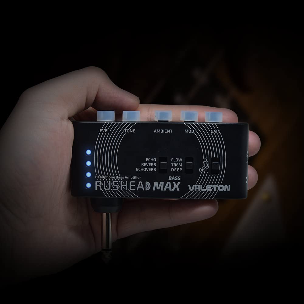 Foto 7 | Amplificador De Auriculares Valeton Rushead Max Bass Recargable Por Usb - Venta Internacional.