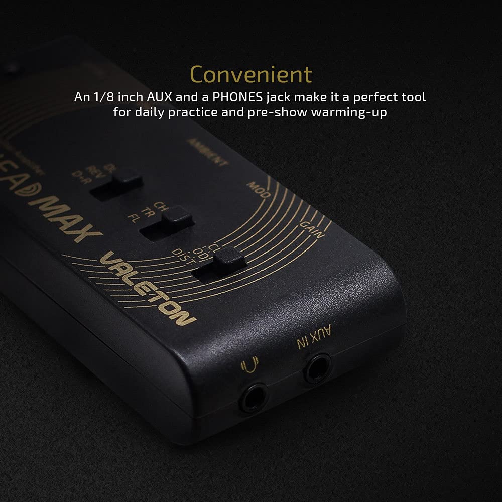 Foto 4 | Amplificador Portátil De Bolsillo Para Guitarra Y Bajo Valeton Rushead Max - Venta Internacional.
