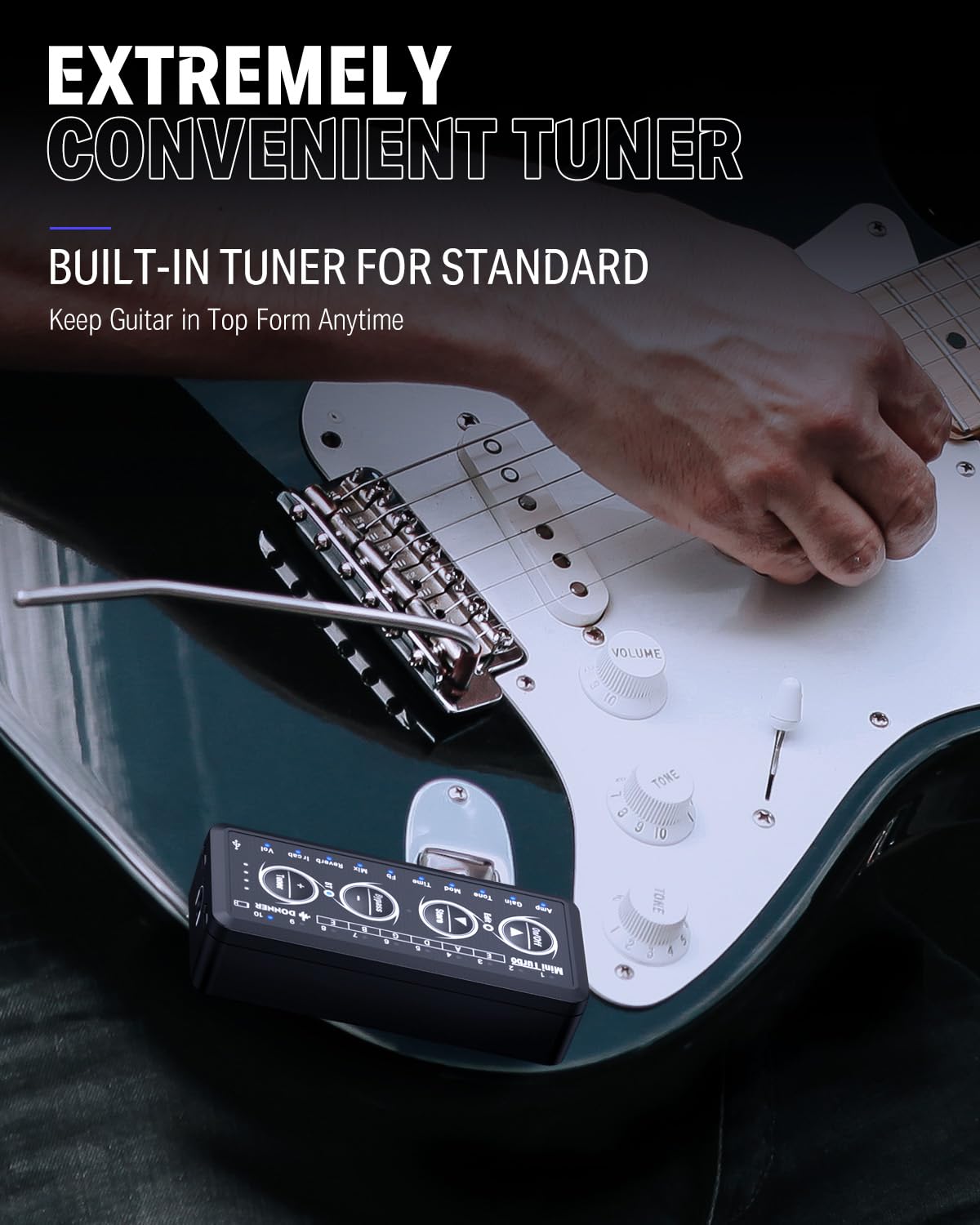 Foto 6 pulgar | Amplificador De Auriculares Para Guitarra Donner Mini Turbo, Modelos De 10 Amperios, Sintonizador - Venta Internacional.