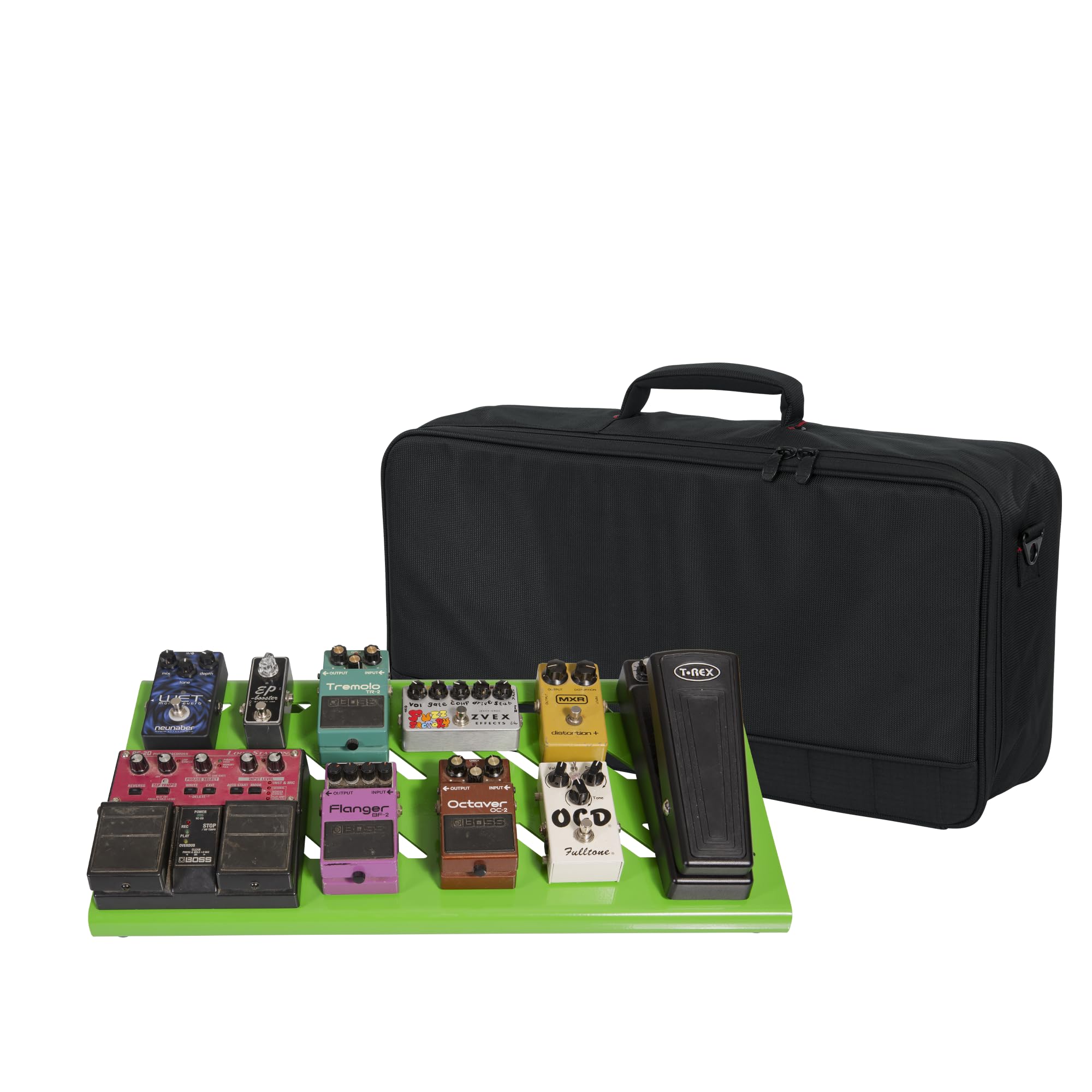 Foto 2 pulgar | Estuches De Aluminio Para Pedales De Guitarra Gator Con Bolsa De Transporte, Color Verde - Venta Internacional.