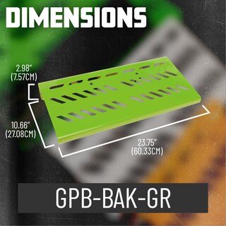 Foto 6 | Estuches De Aluminio Para Pedales De Guitarra Gator Con Bolsa De Transporte, Color Verde - Venta Internacional.