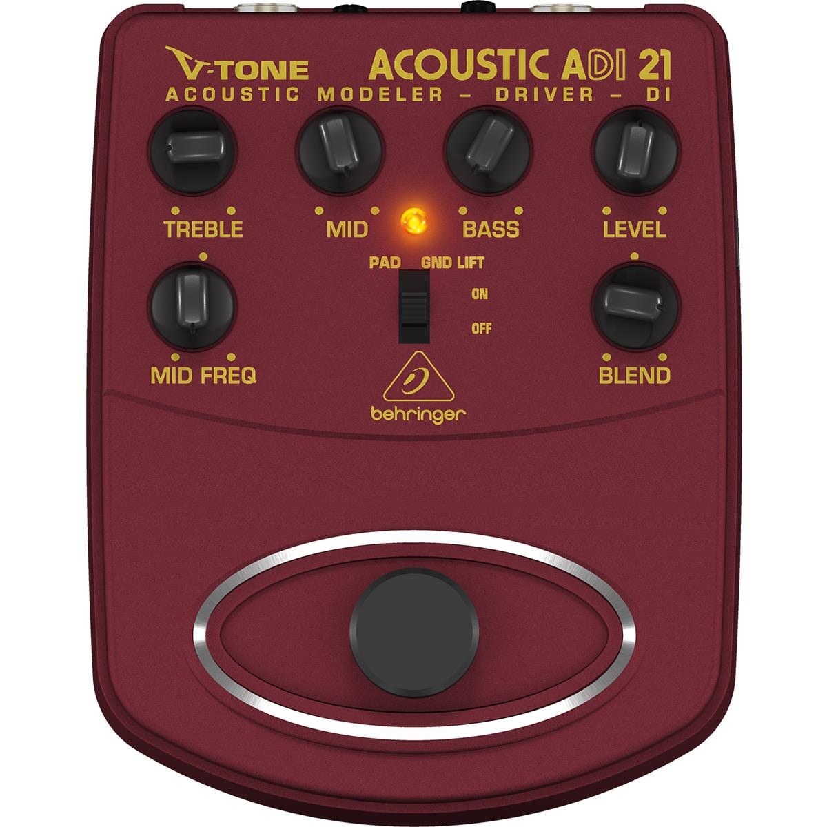 Behringer Adi21 Pedal Preamp Para Guitarra Electroacústica $841