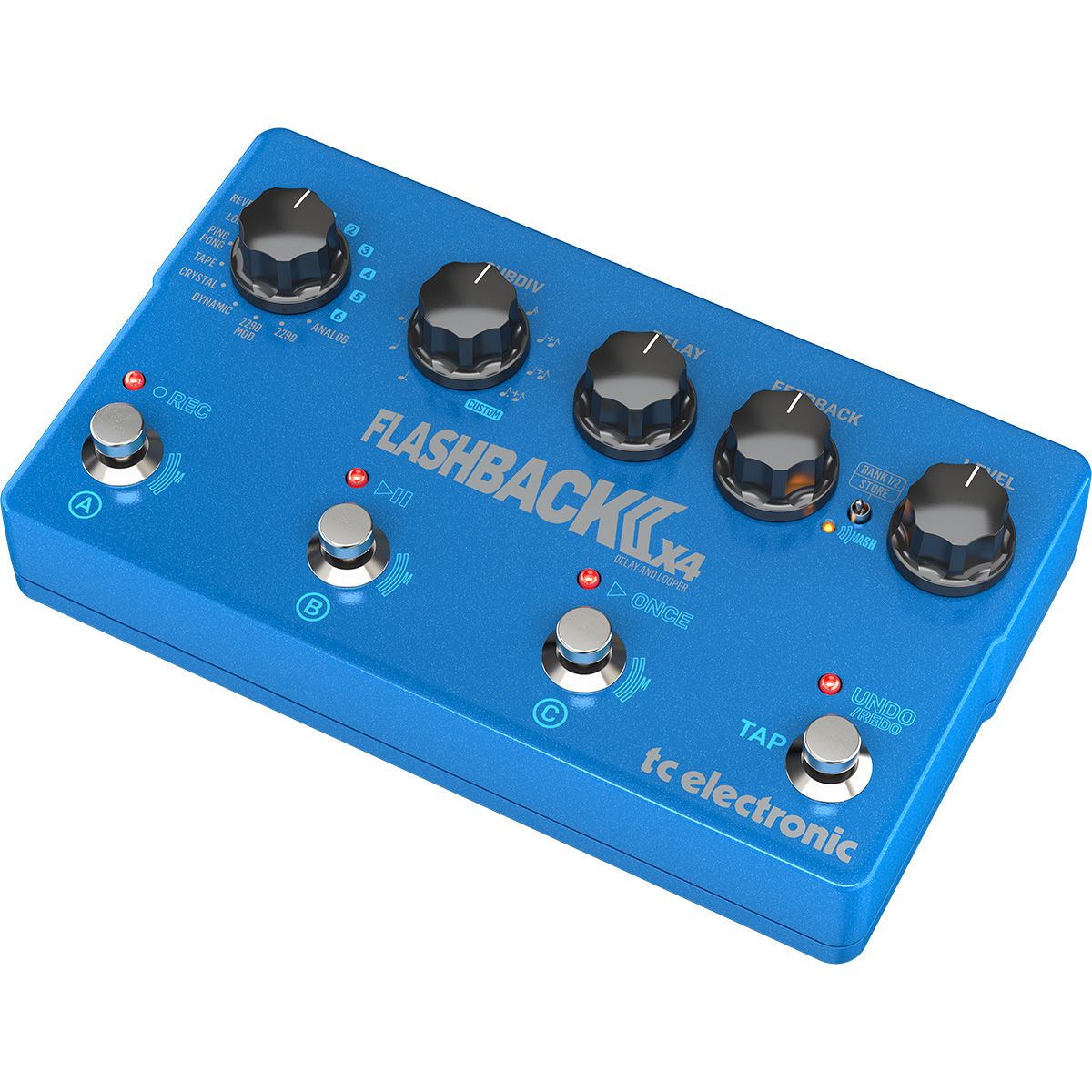 Tc Electronic Flashback 2x4 Pedal Delay Para Guitarra