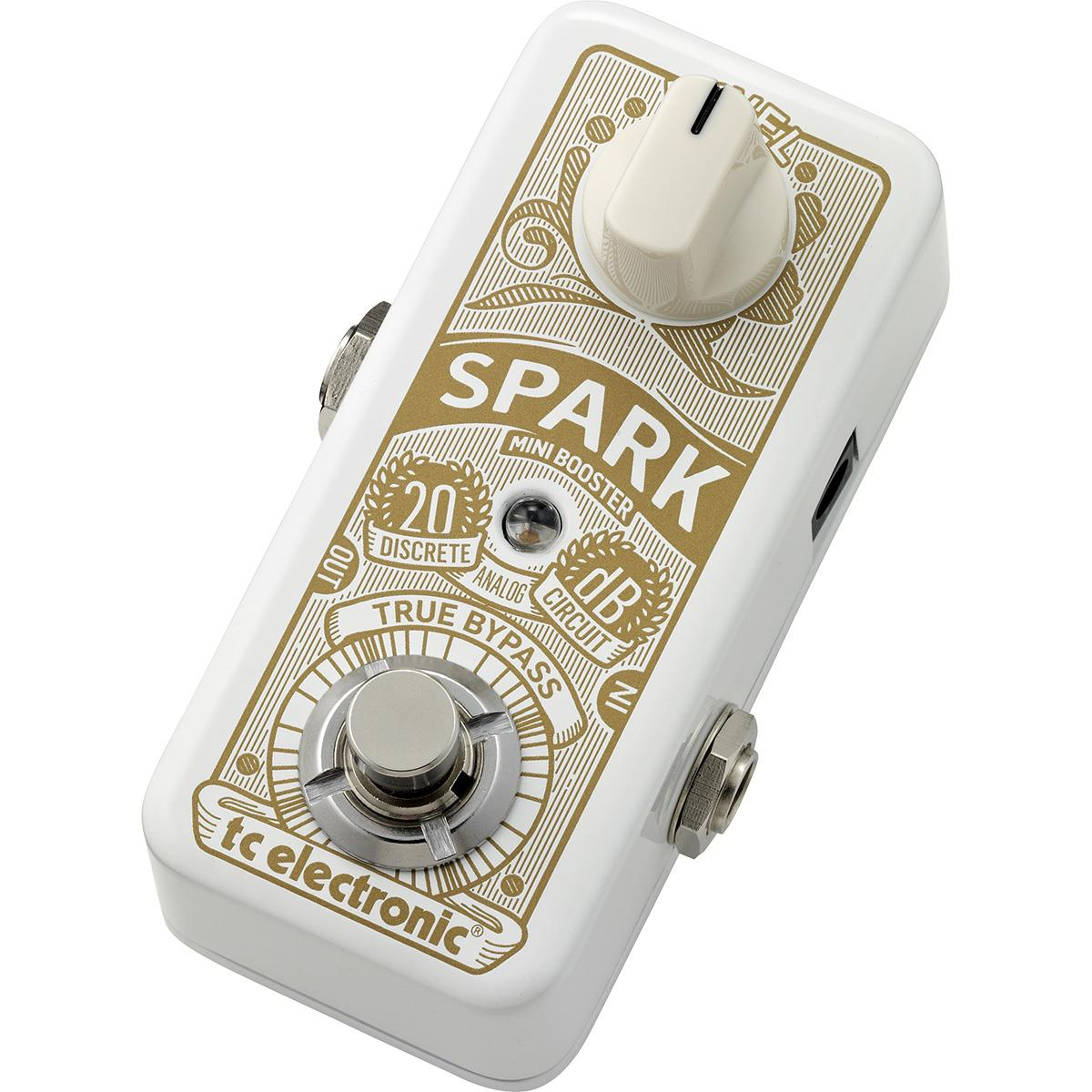 Foto 2 pulgar | Pedal para Guitarra Tc Electronic Spark Mini Booster Blanco