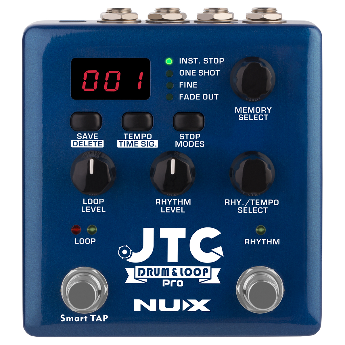 Pedal Looper y Caja de Ritmos para Guitarra NUX Ndl-5 Jtc