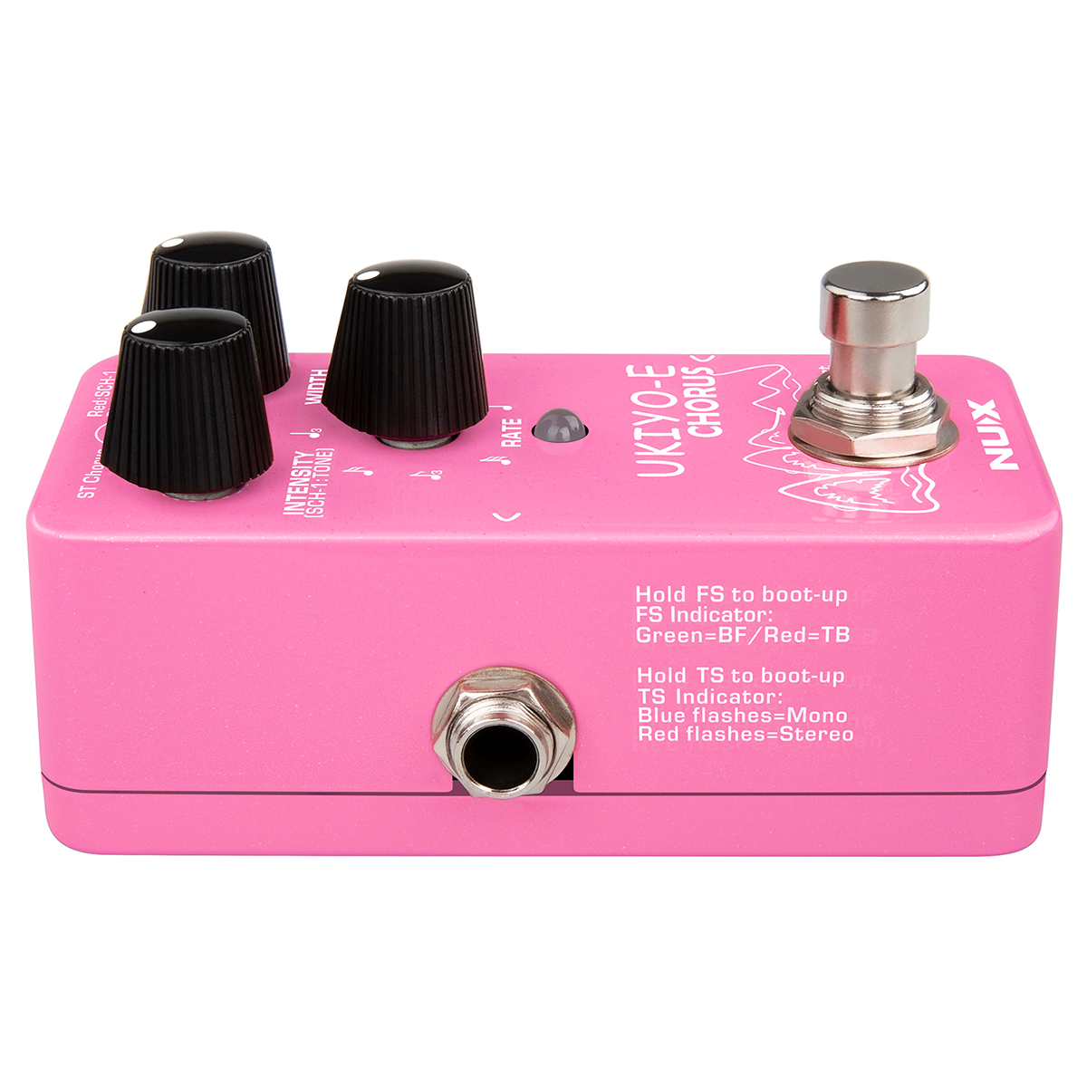 Foto 5 pulgar | Pedal Chorus NUX Nch-4 Rosa