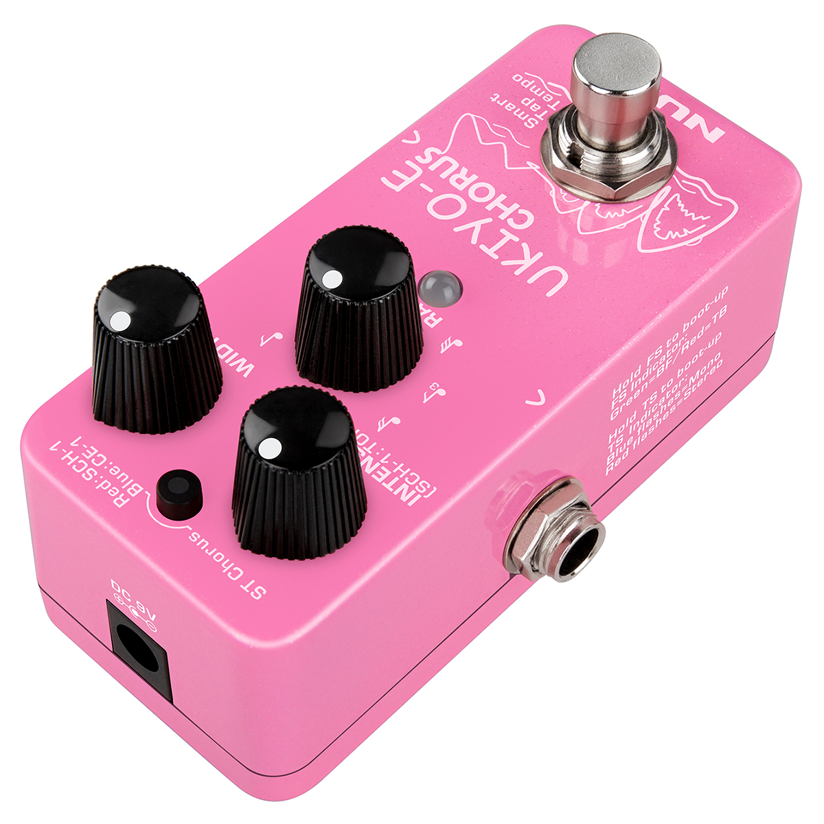 Foto 7 pulgar | Pedal Chorus NUX Nch-4 Rosa