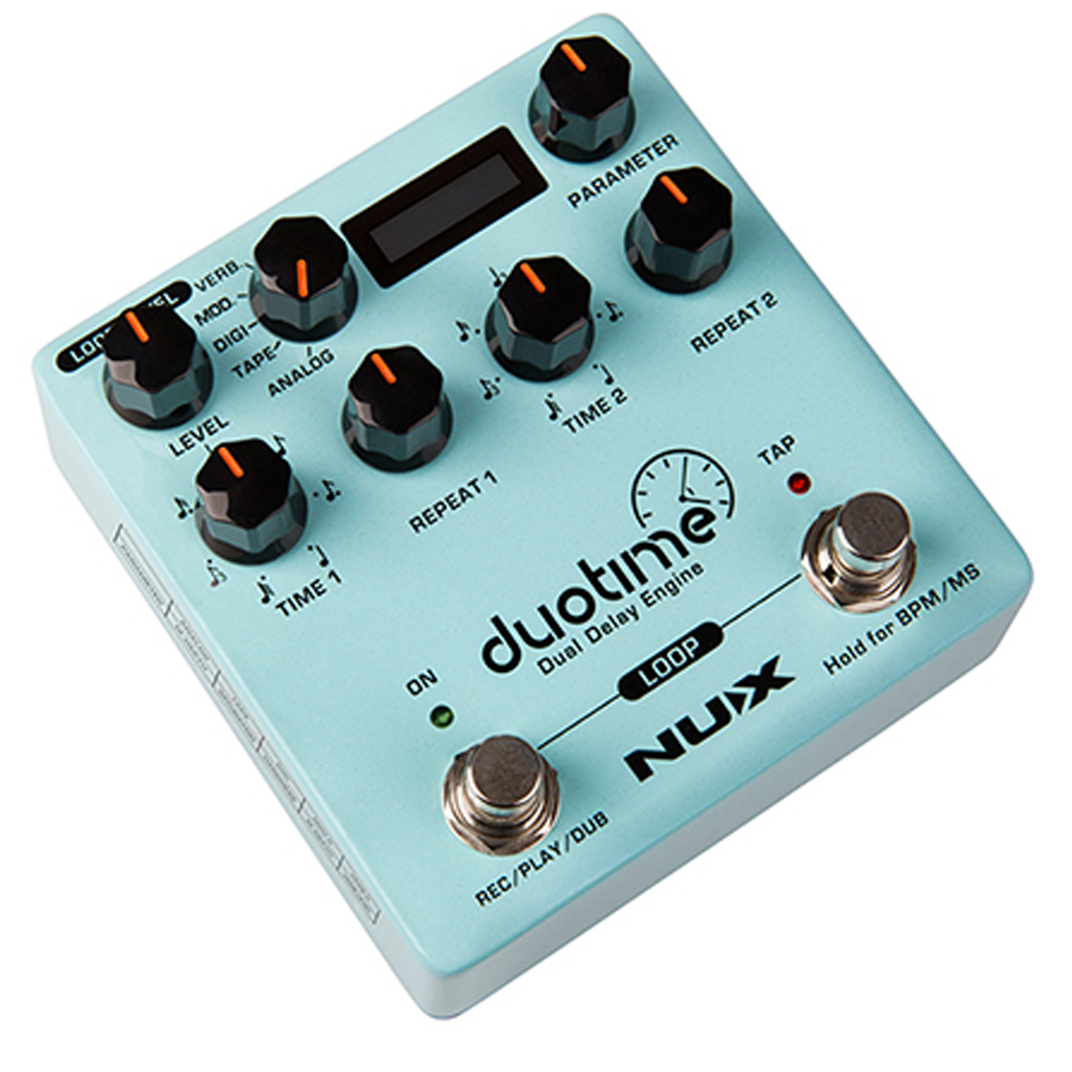 Foto 4 pulgar | Pedal Delay Duo Time Stereo USB Guitarra Eléctrica Nux Ndd-6