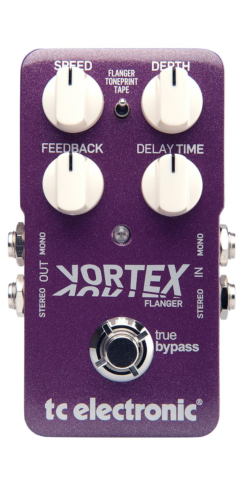 Pedal para Guitarra Tc Electronic Vortex Flanger Púrpura