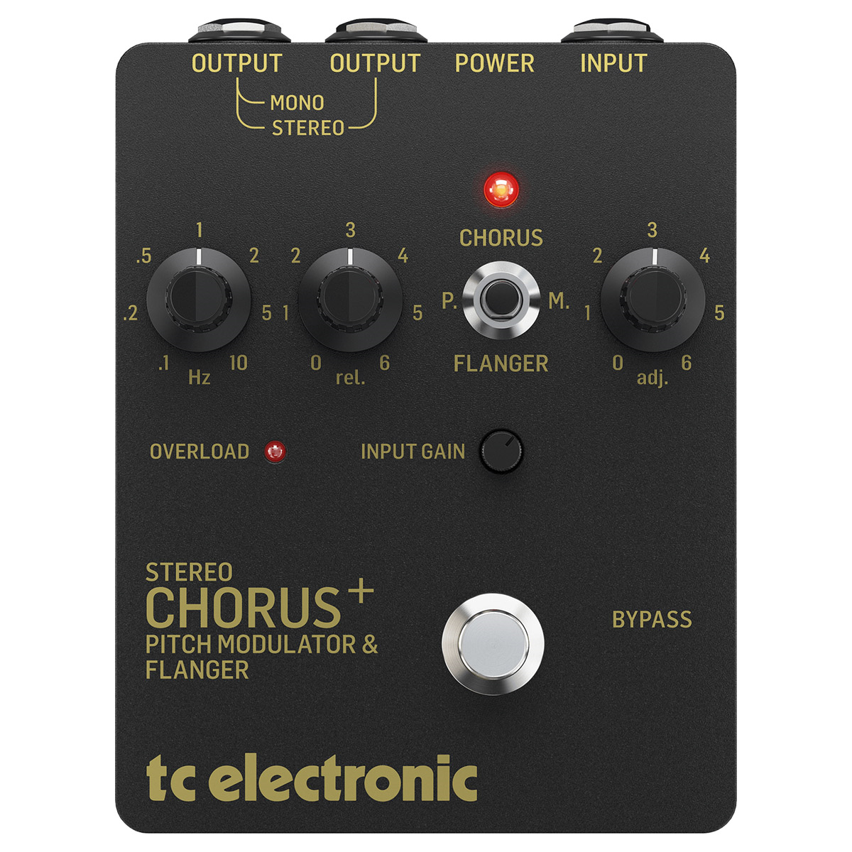 Pedal para Guitarra Tc Electronic Scf Gold Negro