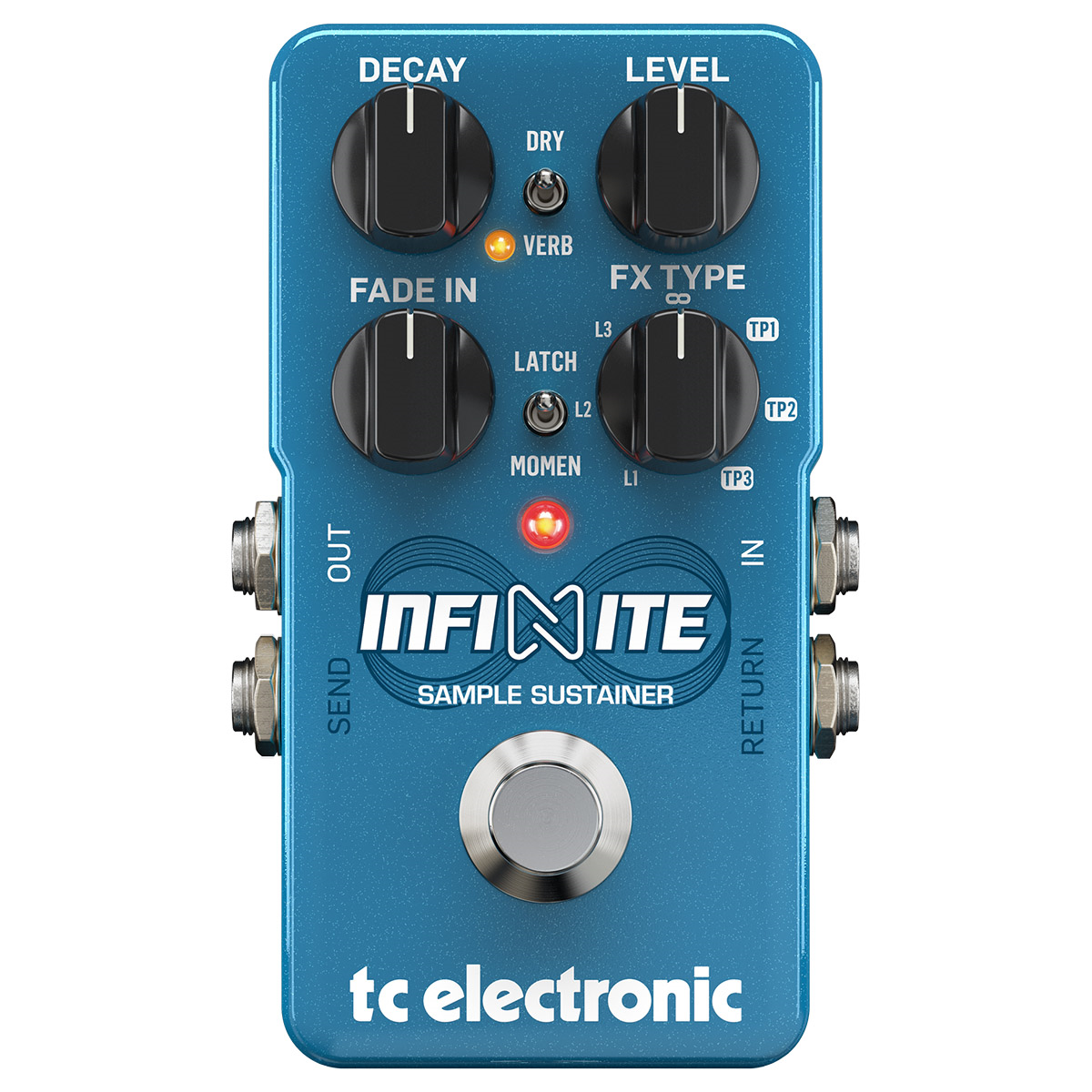 Foto 2 pulgar | Pedal Sample Sustainer Guitarra TC Electronic Infinite