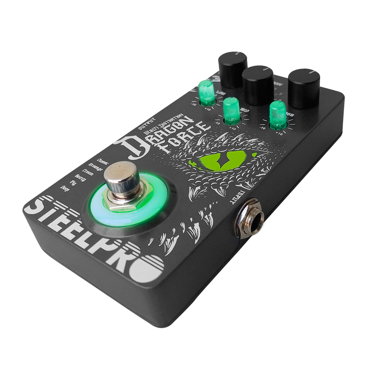 Foto 5 pulgar | Pedal Para Guitarra Steelpro Dragon Force 6 Distorsión 9v