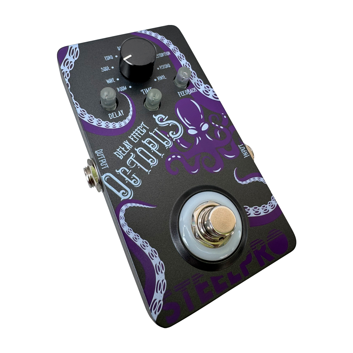 Pedal Para Guitarra Steelpro Octopus Delay Effect 9v