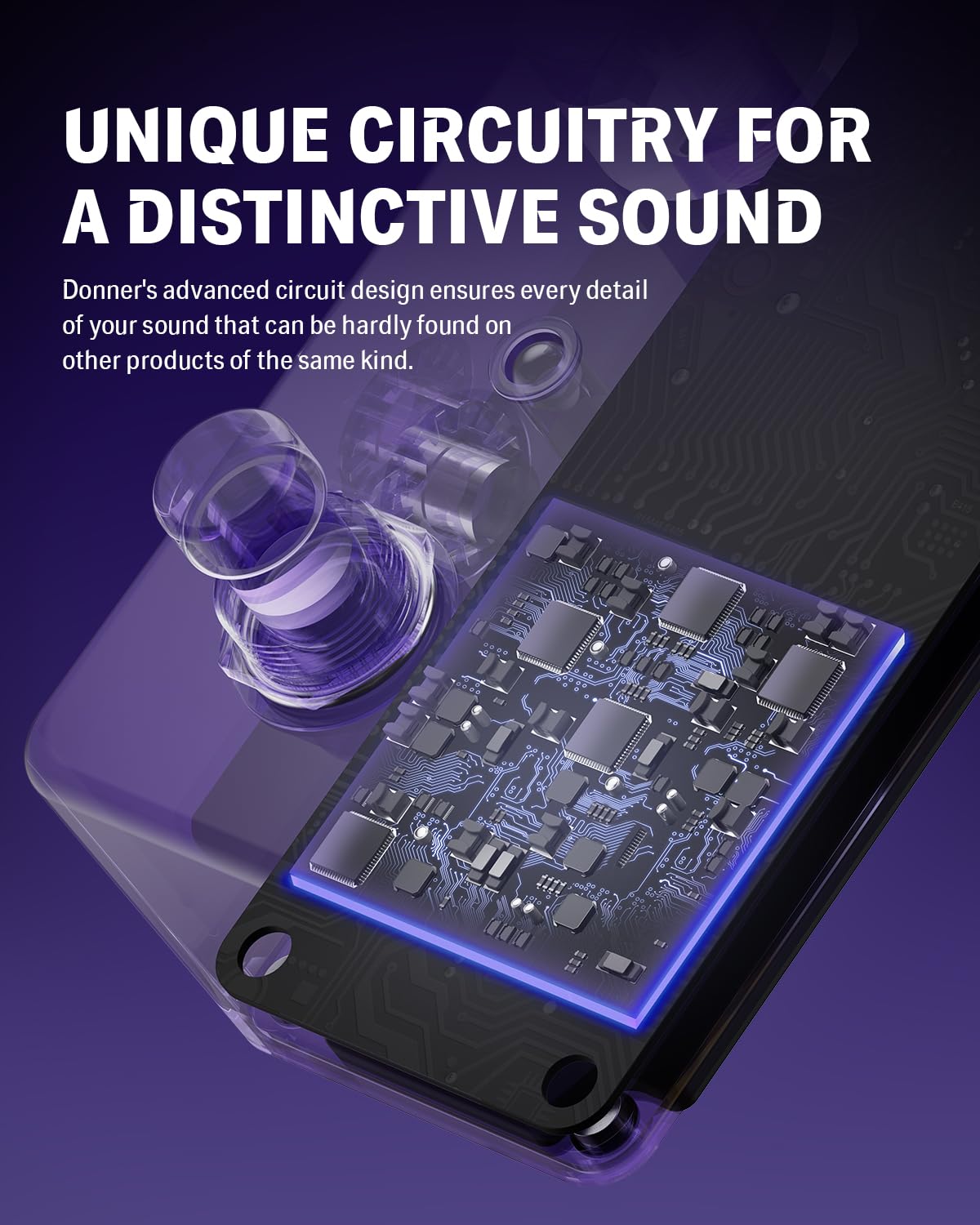 Foto 4 | Pedal De Guitarra Fuzz Donner Fuzz Stylish Ⅱ Para Guitarra Eléctrica Y Bajo - Venta Internacional.