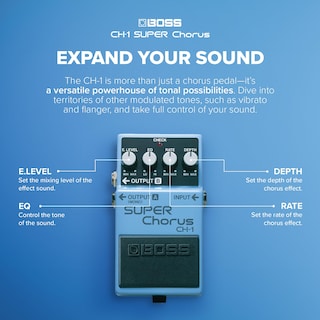 Foto 2 | Pedal Chorus Boss Ch-1 Stereo Super Para Guitarra Y Teclado - Venta Internacional.