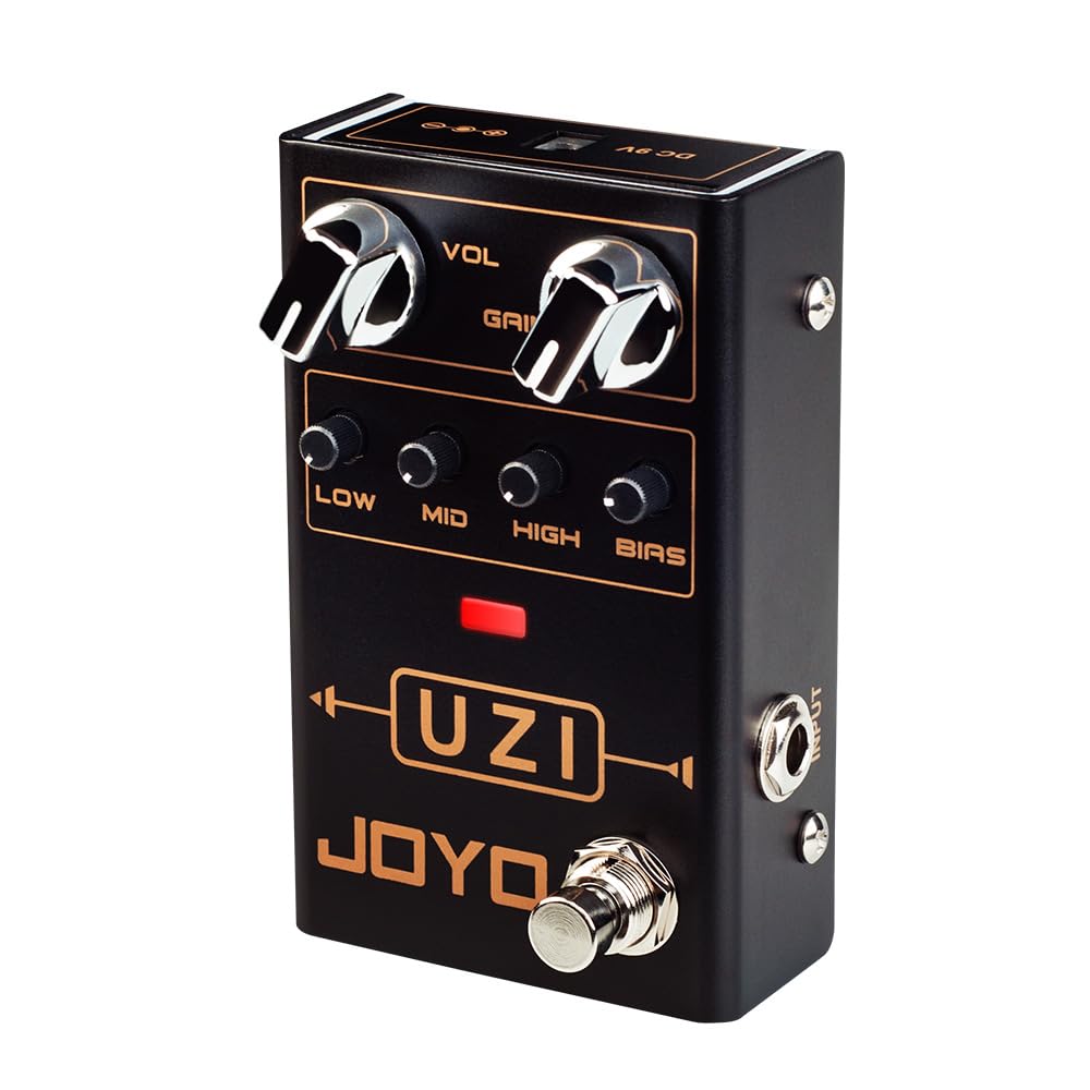 Foto 1 | Guitarra Eléctrica De Heavy Metal Joyo Uzi R-03 Con Pedal De Distorsión - Venta Internacional.