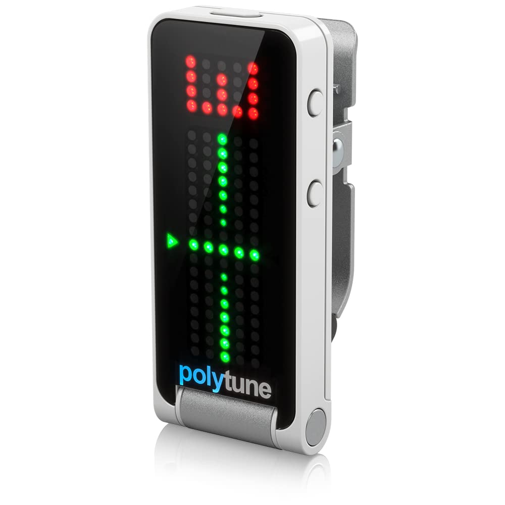 Foto 4 pulgar | Tuner Tc Electronic Polytune Clip Con Pantalla Led De 108 Pulgadas - Venta Internacional.