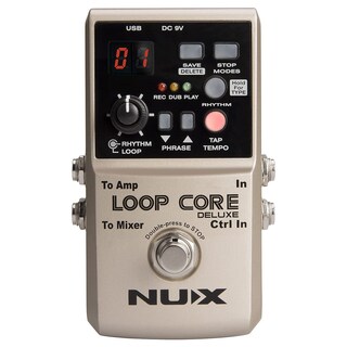Foto 1 | Pedal Looper Nux Loop Core Deluxe De 24 Bits Con Caja De Ritmos - Venta Internacional.