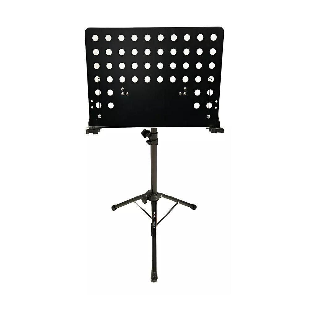Atril Para Partitura De Lujo Klingt Klt 010 Music Stand Color Negro Plegable