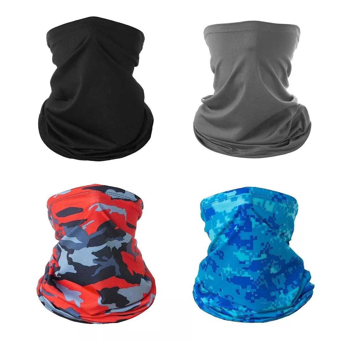 Foto 1 | Bandana Deportiva Antipolvo Protección Ultravioleta 4 Pzs Eo Safe Imports Esi-17461 Multicolor